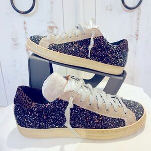 P448 John Glitter Low Top Sneaker size 38
